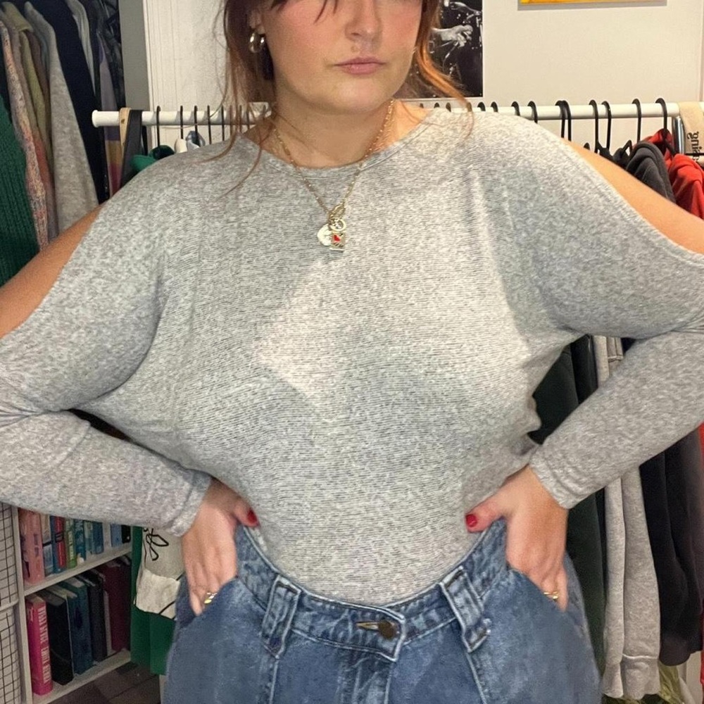 forever 21 open shoulder top
